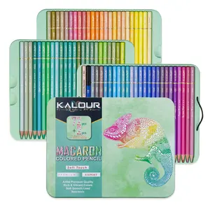 KALOUR Macaron Pastel Colored Pencils,50/72Colors,Artists Soft Core,Ideal for Drawing Sketching Shading,Coloring Pencils for Adults Beginners