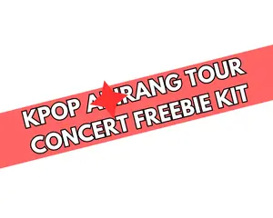 KPOP WORLD Tour Concert Freebie Kit | Bulk | Freebies | Photocards | Stickers