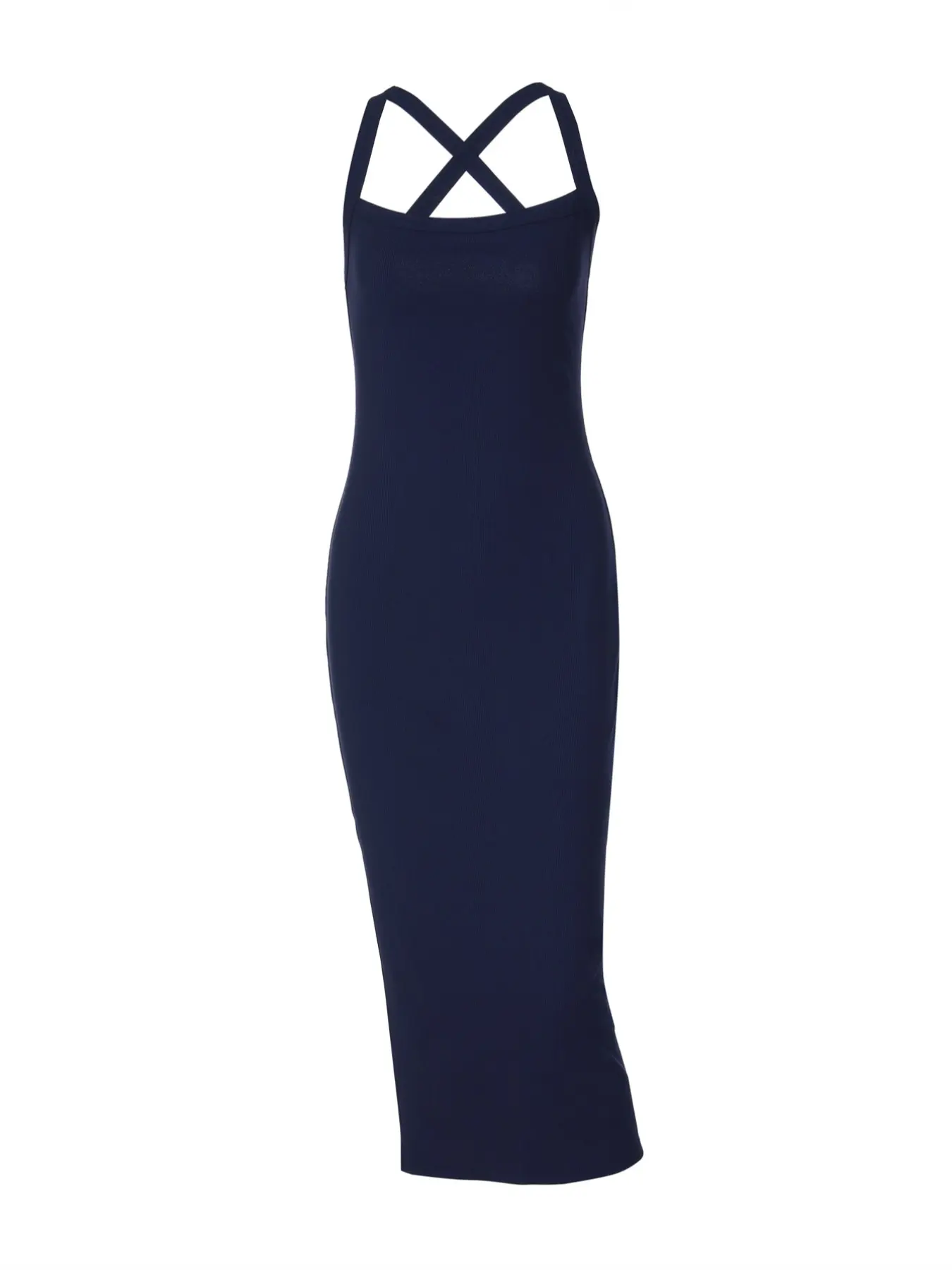 Women's Ribbed Criss Cross Backless Sleeveless Halter Slip Dress, Elegant  Classy Flattering Backless Dress, Cut Out