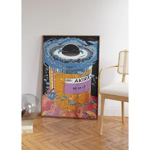 Akira (1988) Movie Poster - Anime Film - Retro Movie Poster - High Quality Retro Poster - Wall Art - Vintage - Japanese Movie Poster