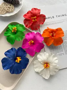 Colorful Flower Design Hair Clips, Cute Hair Accessories for Women & Girls, Minimalist Headwear Suitable for Thick Hair