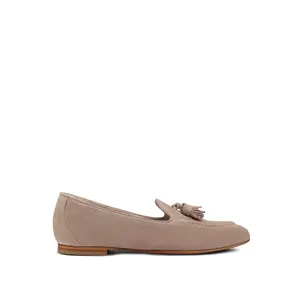 Lea Suede Loafers Taupe - Last Chance