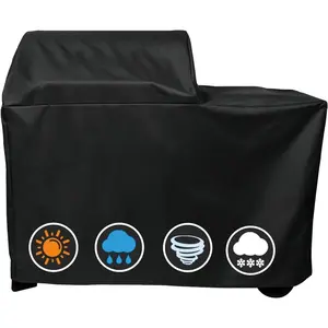 Grill Cover for Traeger Woodridge Grills, Heavy Duty and   Pellet  Cover for Traeger BAC761 Full-Length Woodridge TFB86MLH Grill Accessories