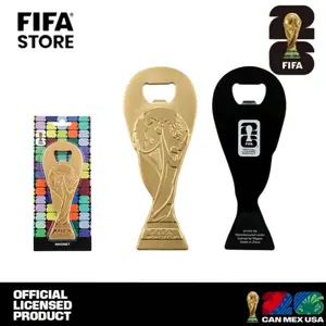 [FIFA World Cup 2026] Fridge Magnet Bottle Opener | Trophy-Shaped Bottle Opener - 1 Piece | Creative Design | Fridge Magnet | Always at Hand—Perfect for the kitchen, family gatherings, barbecues, and outdoor activities. Utensils