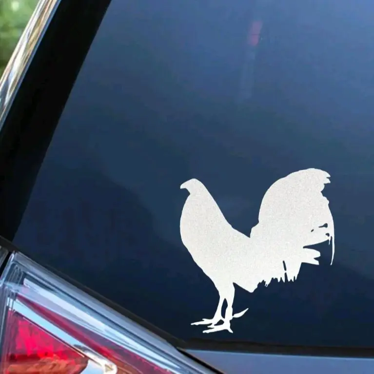 Gamefowl Car Decal - Perfect for Any Car Enthusiast
