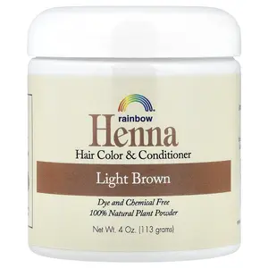 Rainbow Research Henna, Hair Color and Conditioner, Light Brown, 4 oz (113 g)