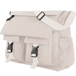 Messenger Bag for Men Women Crossbody 15.6 Inch Unisex Briefcases Laptop Bag for Work Satchel College Shoulder Computer Bag