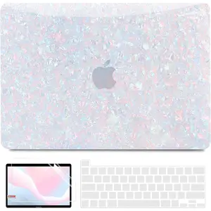 Compatible with MacBook Pro 13 inch Case M2 2025 2024 2023 2022 2021-2016 A2338 M1 A2251 A2289 A2159 A1989 A1708 A1706, Plastic Hard Shell Case+Keyboard Cover+Screen Protector, Shiny