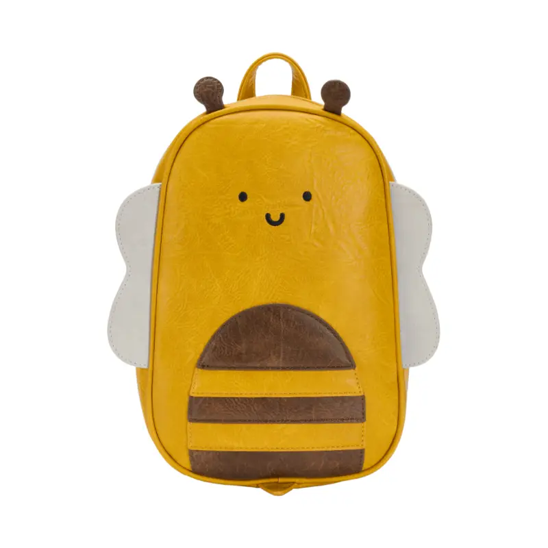 DROMPALS DeLunPas Bee Shape Modern Fashion Premium School Backpack for Kindergarten Kids, Designer Brand Functional Essential School Backpacks