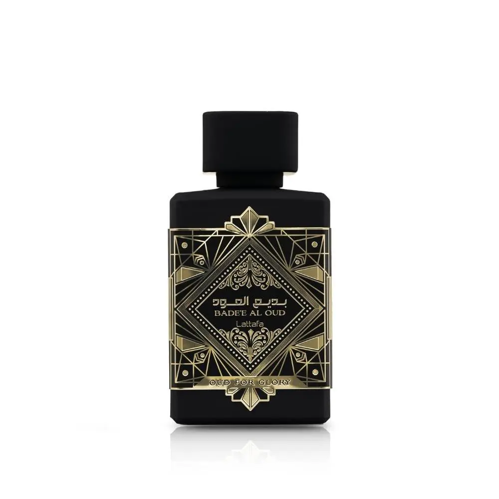 Lattafa Perfumes Bade'e Al Oud for Glory Unisex Eau de Parfum Spray 3.4 Ounce Amber Woody Fragrance with Saffron Lavender & Agarwood Notes