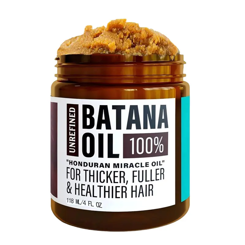 BARUBT 100% Unrefined Batana Oil fromHonduras-Get Fuller, Thicker, HealthierHair.Great Gifts for Women & Men Conditioner Haircare Silky -Hair Nutrition Comfort Frizz Color