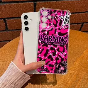 Giving Full 2000s Baddie Energy Y2K Style Aesthetic TPU Casing For SAMSUNG GALAXY A14A15A16A25A26A34A35A36A53A54A55A56 4G5G Four Corners Transparent Soft Silicone TPU Gift Shockproof Full Protection Anti-Drop Phone Cases Shell Cover L1603 Protective