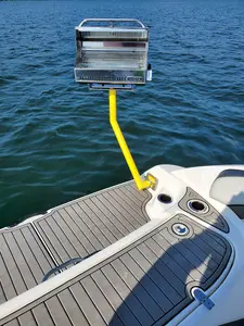 JEWLS Port Grill Stanchion Package - Fits 2014+ Yamaha Model 222, 240, 242, 250, 252, 255