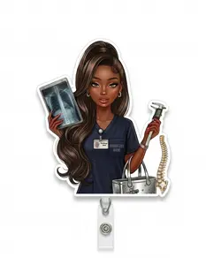 Radiology Med Barb Badge Reel