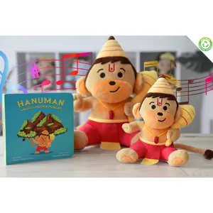 Baby Hanuman Collection - Mantra Singing Plush Toys with Book