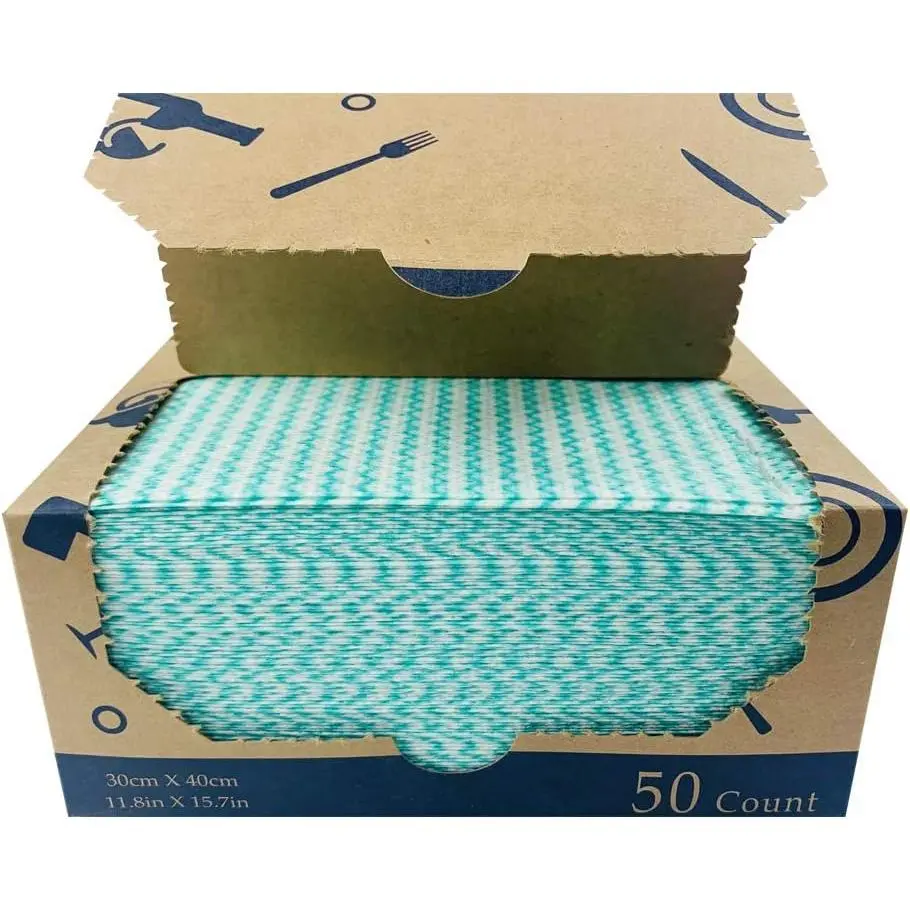 Heavy Duty Wipes Dish Cloths 50Pieces Reusable Wipes Multi-use Cleaning Cloths Towels