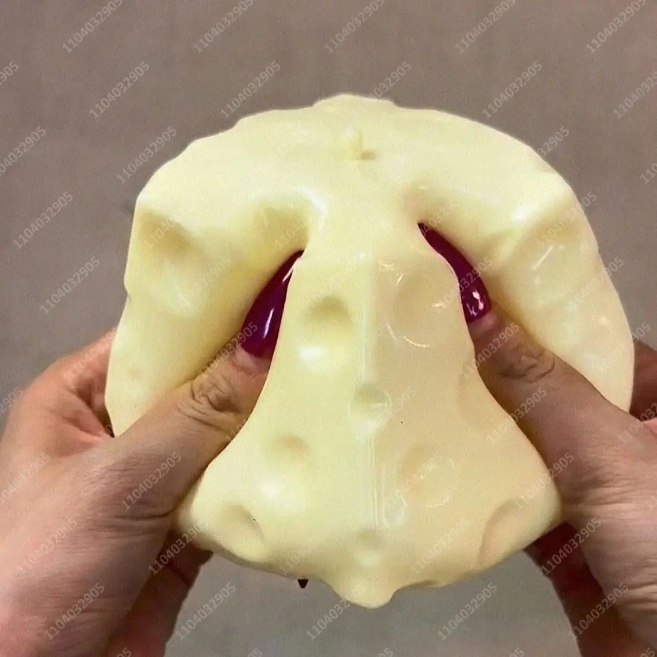 Jumbo Cheese Cube Stress Ball Big Cheese Shapeable Squeeze Ball Non-Bounce Fidget Toy ASMR Sensory Anti-Stress Christmas Gift,summervibes, Cheese Shaped Squishy, Decompression Squeeze Balls