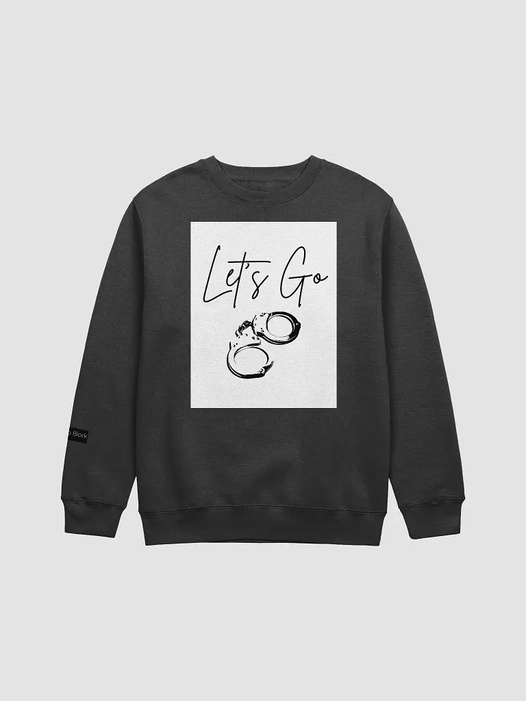 Avanya Black Let's Go Crewneck