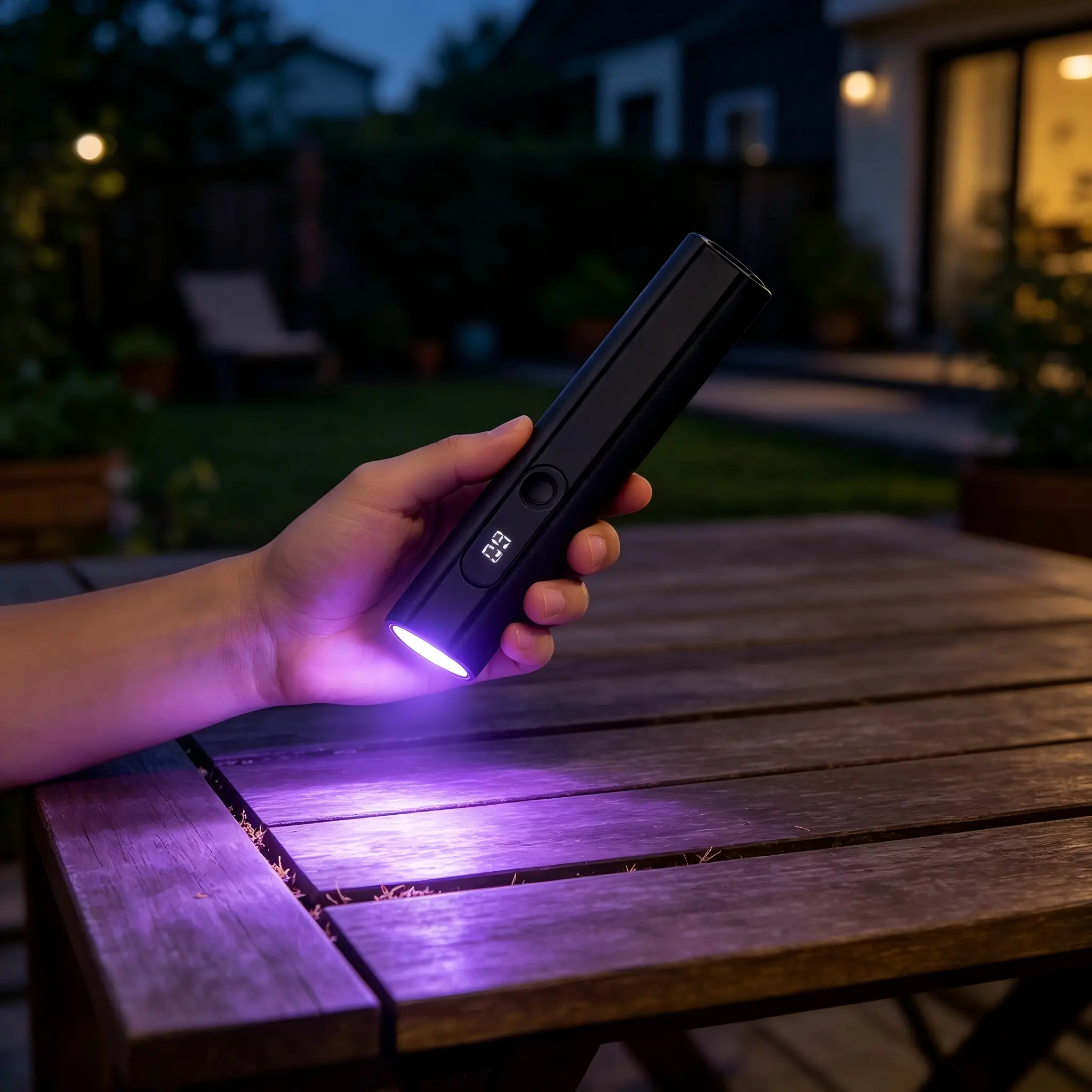 Small Handheld UV Black Light Perfect For Rock Collectors & Travelers