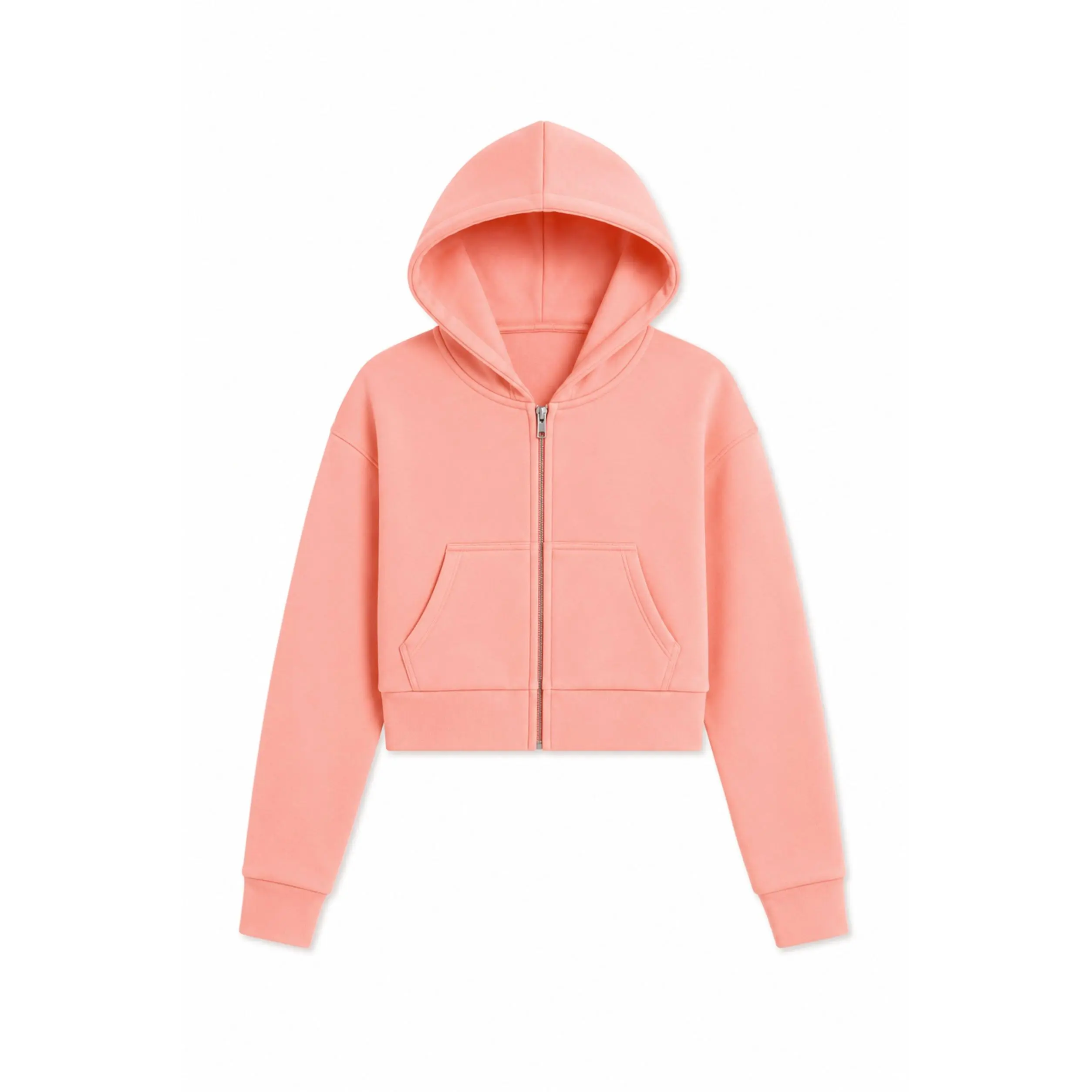 JUNIOR DYLAN ZIP CROP HOODIE
