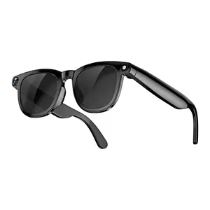 Wearable Smart Glasses - Unisex Adults Modern Smart Glasses with Bluetooth Audio, Real-Time Translation, Hands-Free Digital Camera, iPhone & Android Compatibility, Ideal for Travel, Outdoor Activities
