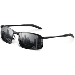 Night Driving Glasses For Men Night Vision Glasses Anti Glare Glasses Anti Headlight Glare For Commute & Long Drives