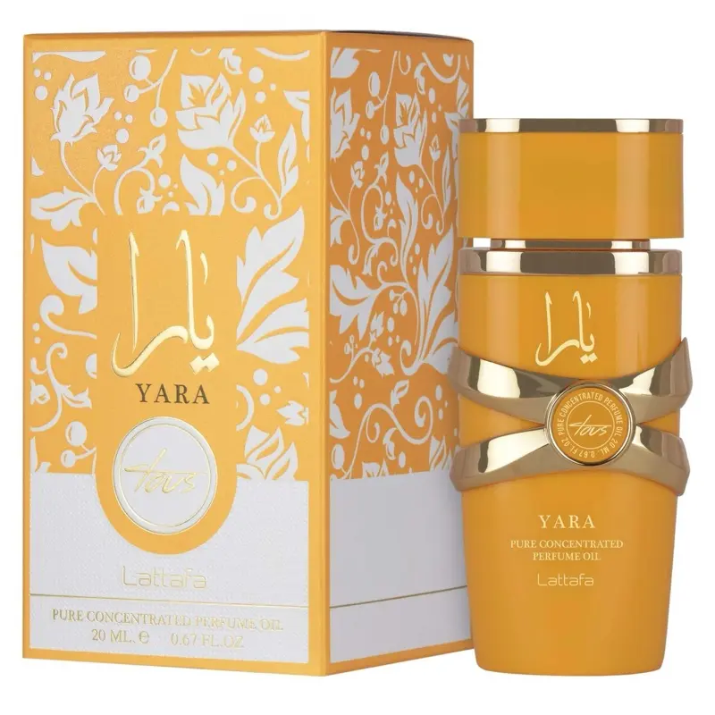 Lattafa Yara Tous for Women Concentrated Perfume Oil CPO 20ml by Lattafa Perfumes - Pure Attar Non-Alcoholic Oil Floral Arabian Fragrance Floral Oriental Fragrance