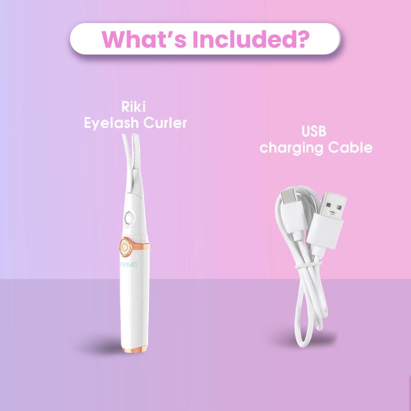 RIKI Eyelash Curler  with three adjustable temperature settings