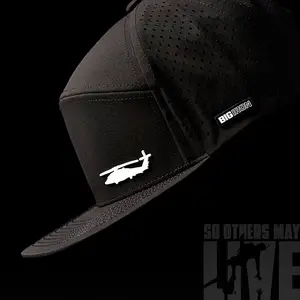 H-60 Helicopter Hat — 6 Panel Flat Brim