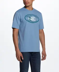 Graphic Tee In Blue Shadow