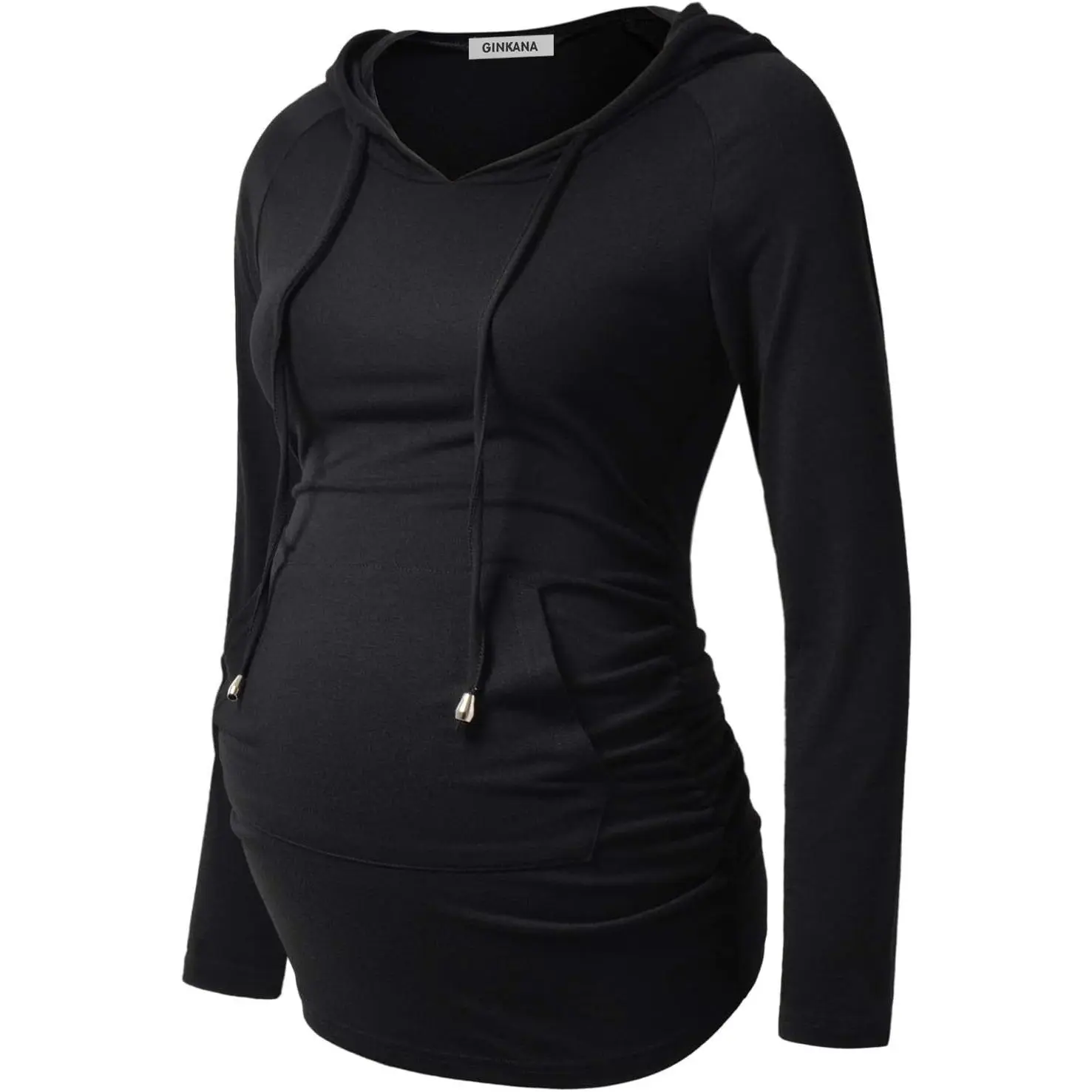 Maternity Hoodie Long Sleeves Shirts Casual Maternity Top Pregnancy Sweatshirt Casual Clothes