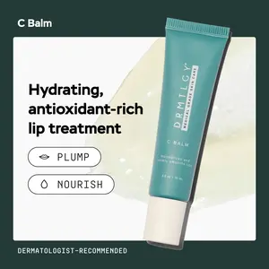 DRMTLGY C Balm 0.5 fl oz Vegan with Vitamin C and Hylauronic Acid Moisturizing Lip Mask