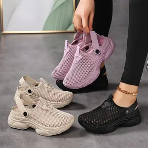 [Slip-On Sneakers] Women's Casual Slip-On Sneakers |     Breathable Mesh Fabric |     Round Toe |     Thick MD Sole |     Multi-Color Options |     All-Season Comfort Shoes |     Easy On/Off Design