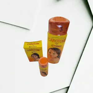 3pcs Set Carrot Extract Body 1 Bar Soap 6.7 oz, 1 Body Lotion 350ml, 1 Oil 65ml-Daily Moisture with Vitamin E