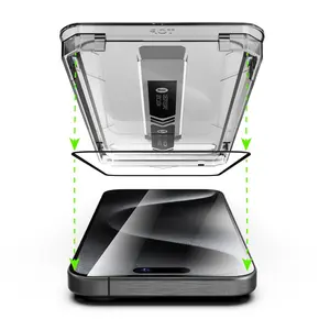 TOP Phone Privacy Screen Protector UnBreak-Glass, 28°Anti-Spy [Easy to Install] [Zero Bubble] Shatterproof Full Coverage Scratch Resistance 9H Private Tempered Glass