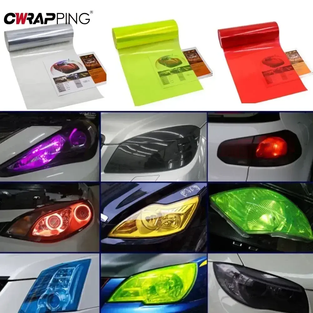 30x200cm Car Light Film Headlight Taillight Fog Light Matte Black Tint Vinyl Warp Motorcycle Lamp Tinting Film for Car Accessory 2026 Decoration for your cars
