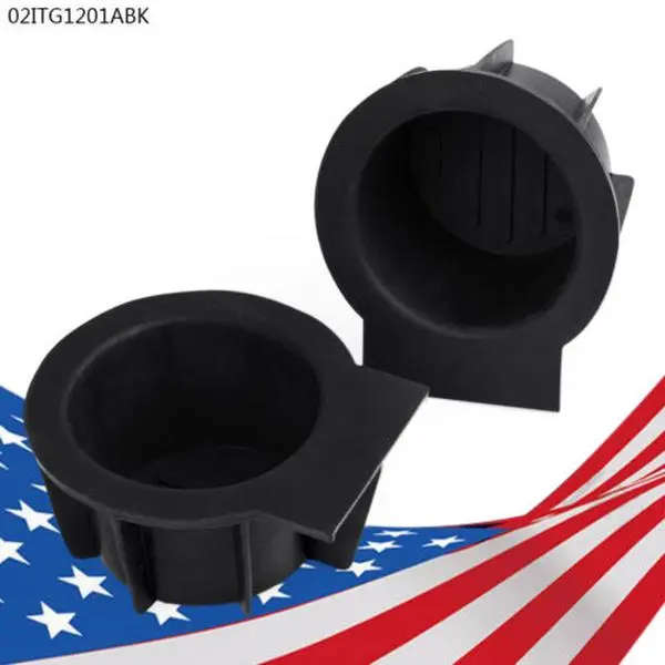 CROSSDESIGN 2x Front Console Cup Holder Insert , Auto Accessories for Car, Cars Accessories Fit for Ford F-150, Expedition, Navigator