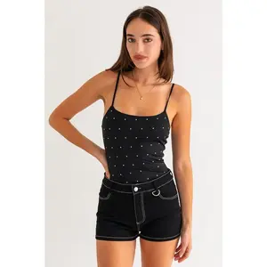 Hot Fix Sleeveless Bodysuit