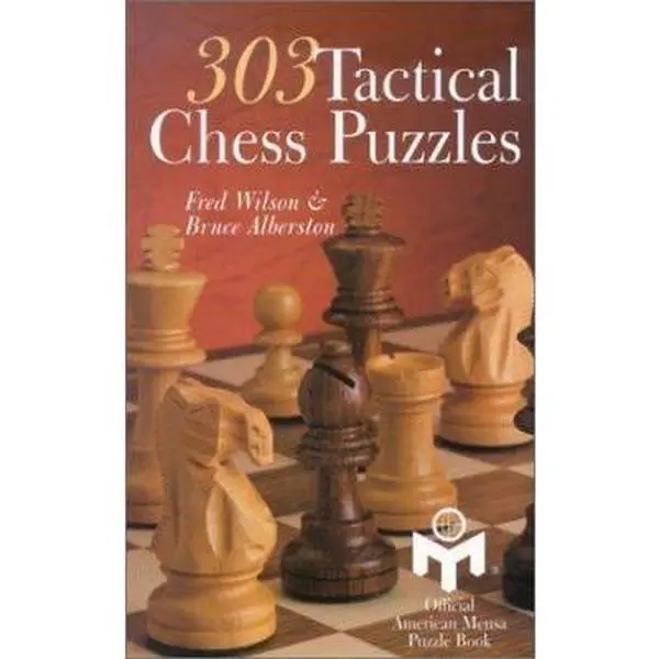 USED Book - 303 Tactical Chess Puzzles [Mensa] by Fred Wilson (Paperback) - english