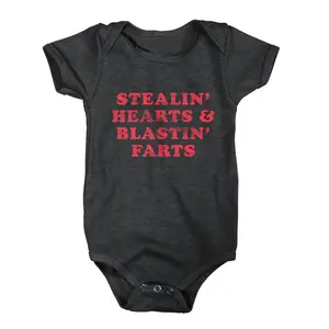 Stealin' Hearts And Blastin' Farts Bodysuit, Cute Baby Onesie, Baby Shower Gift, Grandparent Baby Announcement Onesie, Baby Clothes, Coming Home Cute Outfit, Funny Baby Onesie BodySuit, Gift for kids, Gift for new moms