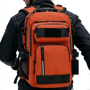 Waterproof Men's Backpack, Motorcycle/bicycle Riding Bag, Outdoor Sports Training Fitness Bag, Lure Fly Fishing Bag