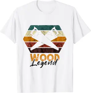 Retro Carpenter Wood Legend Woodworking Carpentry Woodworker T-Shirt - Wesleylewi Shop 94B0CFBCFKF7