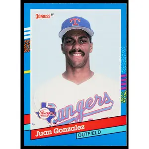 Juan Gonzalez 1991 Donruss #371 Texas Rangers