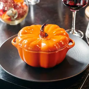 Staub Ceramic 24-oz. Pumpkin Cocotte