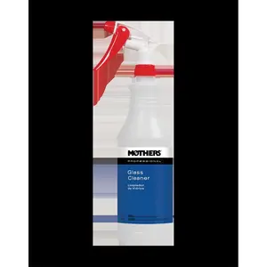 Mothers 32oz Professional Streak-Free Glass Cleaner Spray Bottle, Ideal for Household Cleaning