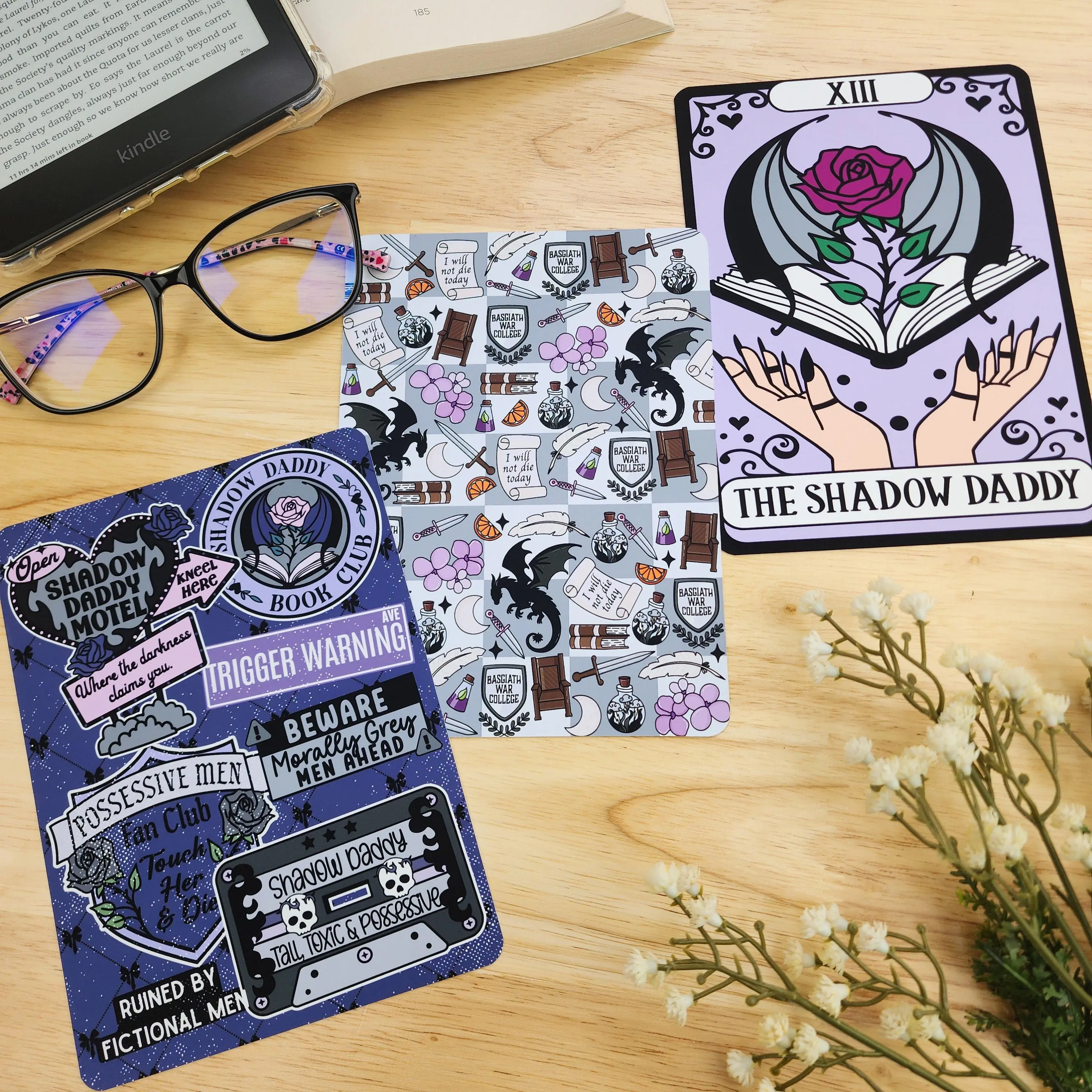 3 Pack of Kindle Inserts - Shadow Daddy Club