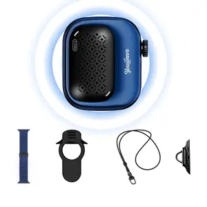 Mini Bluetooth Speaker Portable Wearable Wireless Speaker, Waterproof Clip-On Shower Speaker with Wristband, Lanyard & Back Clip, Small Outdoor Speaker for Biking, Hiking, Gym, Travel, Bathroom, Kitchen, Desk, Hands-Free Music Gift