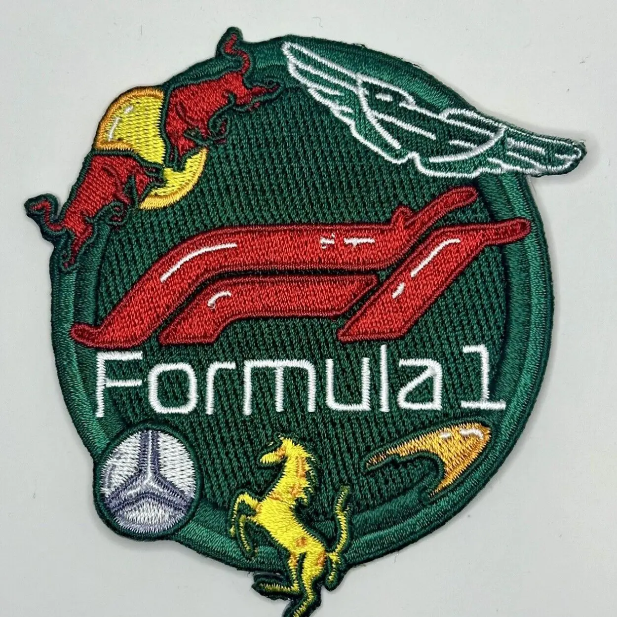 F1 Ultimate LOGO PATCH  Mercedes Ferrari FORMULA ONE RACING Iron on PATCH 3.5”