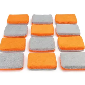 Autofiber Saver Thin 12pk Ceramic Coating Applicator Sponges with Plastic Liner