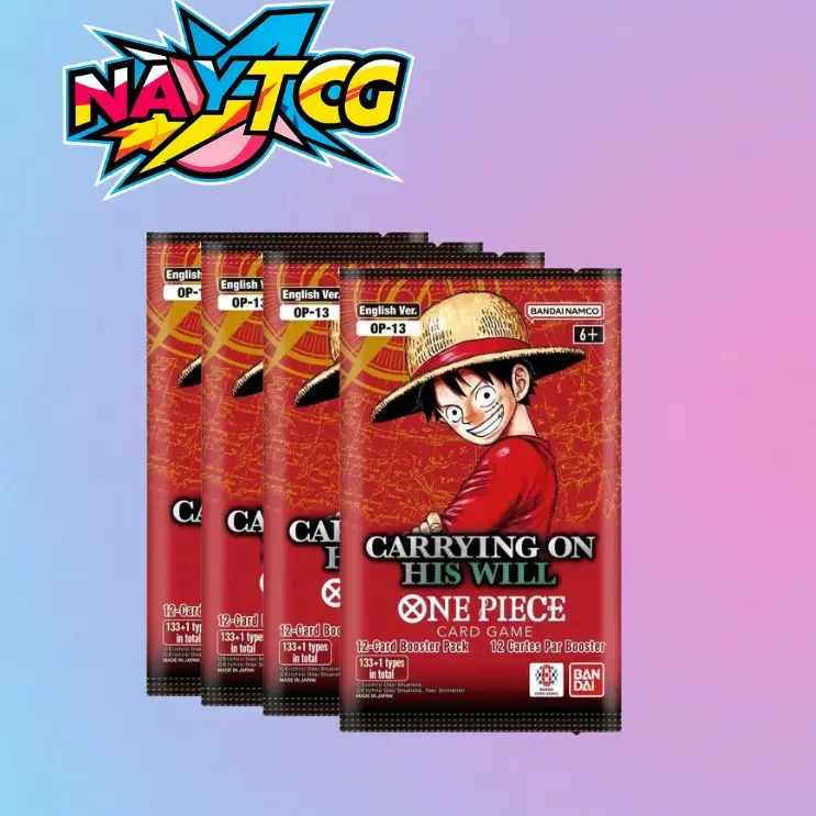 One Piece: (OP-13) Carrying On His Will Sleeved Booster Pack - TikTok Shop